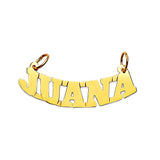 Personalized Pendant in 14K Gold