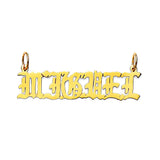Personalized Pendant in 14K Gold
