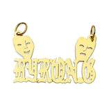 Personalized Pendant in 14K Gold