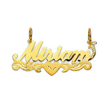 Heart Personalized Pendant in 14K Gold