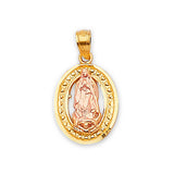 Guadalupe Pendant in 14K Two-Tone Gold
