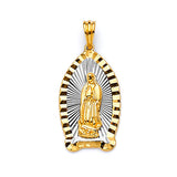 Guadalupe Pendant in 14K Two-Tone Gold