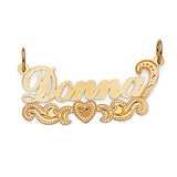 Heart Personalized Pendant in 14K Gold
