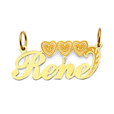 Heart Personalized Pendant in 14K Gold