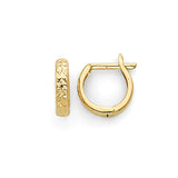 Huggie Earrings in 14K Gold