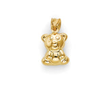 Bear Pendant in 14K Gold