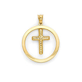 Cross Pendant in 14K Gold