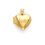 Heart Pendant in 14K Gold