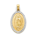 Guadalupe Pendant in 14K Two-Tone Gold