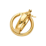 Hoop Earrings in 14K Gold