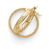 Hoop Earrings in 14K Gold