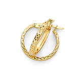 Hoop Earrings in 14K Gold