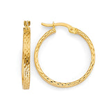 Hoop Earrings in 14K Gold