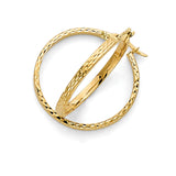 Hoop Earrings in 14K Gold