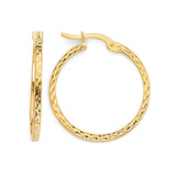 Hoop Earrings in 14K Gold