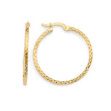 Hoop Earrings in 14K Gold