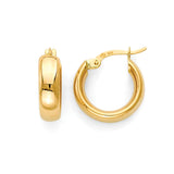 Hoop Earrings in 14K Gold