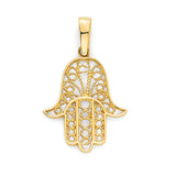 Hand Pendant In 14K Gold
