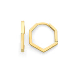 Huggie Earrings in 14K Gold