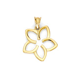 Flower Pendant in 14K Gold
