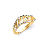 Ladies Ring in 14K Two-Tone Gold