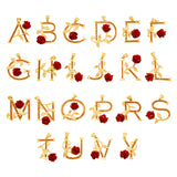 Flower Personalized Pendant in 14K Gold