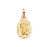 Guadalupe Ladies Pendant in 14K Gold