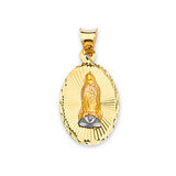 Guadalupe Pendant in 14K Tri-Color Gold