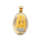 Guadalupe Pendant in 14K Tri-Color Gold