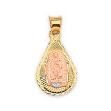 Guadalupe Pendant in 14K Tri-Color Gold