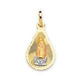 Guadalupe Pendant in 14K Tri-Color Gold