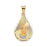 Guadalupe Pendant in 14K Tri-Color Gold