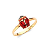Lady Bug Kids Ring in 14K Gold