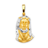 Jesucristo Pendant in 14K Two-Tone Gold