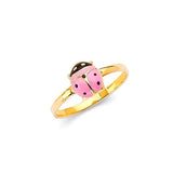 Lady Bug Kids Ring in 14K Gold