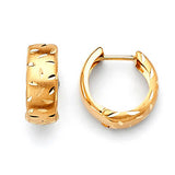 Huggie Earrings in 14K Gold