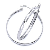 Hoop Earrings in 14K White Gold