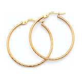 Hoop Earrings in 14K Gold