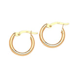 Hoop Earrings in 14K Gold