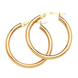 Hoop Earrings in 14K Gold