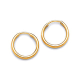 Hoop Earrings in 14K Gold