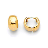 Huggie Earrings in 14K Gold