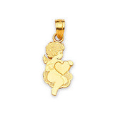 Angel Ladies Pendant in 14K Gold