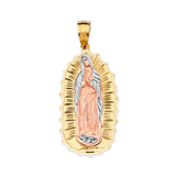 Guadalupe Pendant in 14K Tri-Color Gold