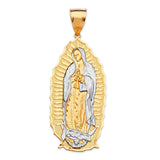 Guadalupe Pendant in 14K Two-Tone Gold