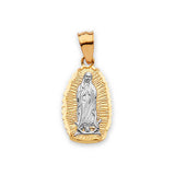 Guadalupe Ladies Pendant in 14K Two-Tone Gold