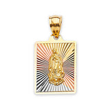 Guadalupe Pendant in 14K Tri-Color Gold