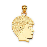 Boys Pendant in 14K Gold