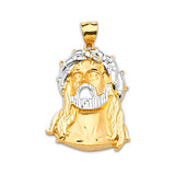 Jesucristo Pendant in 14K Two-Tone Gold
