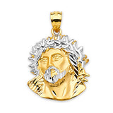 Jesucristo Pendant in 14K Two-Tone Gold
